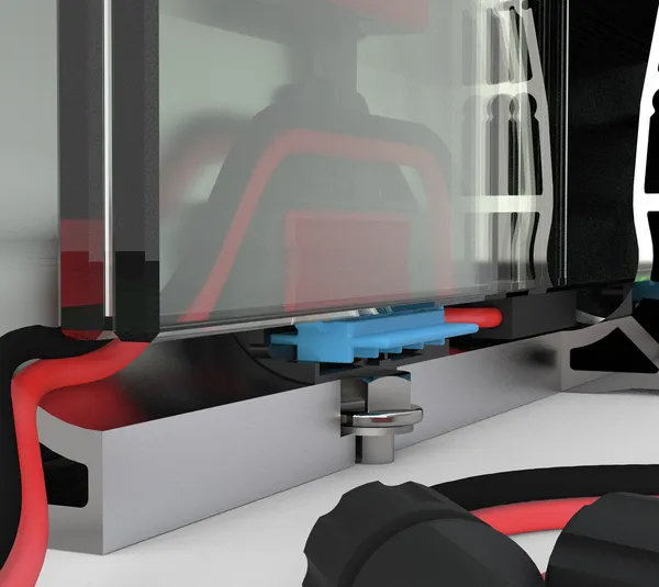 VetroMount® photovoltaic spacer block